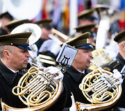 S. Daukanto aik&scaron;tėje vyko Lietuvos ir NATO vėliavų pakėlimo ceremonija