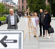 Laisvės partijos pirmininkė Au&scaron;rinė Armonaitė ir jos komanda i&scaron;ankstiniuose Europos Parlamento rinkimuose