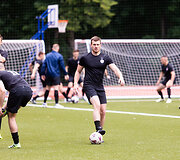 Lietuvos policijos stadione Kalnų parke įvyko i&scaron;kilmingas atnaujinto futbolo stadiono atidarymo renginys