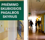 Priėmimo-skubios pagalbos skyrius Palangoje