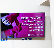  Spaudos konferencija &bdquo;Krūties vėžys: ar visos Europos sąjungos moterys turi vienodas galimybes?&ldquo; 