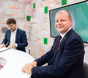 Seimo pirmininkas Saulius Skvernelis  15min studijoje