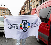 Paramos Ukrainai organizacijos Lietuvoje susivienijo į Didįjį konvojų