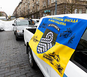 Paramos Ukrainai organizacijos Lietuvoje susivienijo į Didįjį konvojų