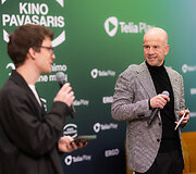 Tarptautinio kino festivalio &bdquo;Kino pavasaris&ldquo; spaudos konferencija Lietuvos nacionaliniame dramos teatre