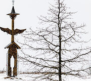 Angelų kalvos angeliukai apsiklojo puriu sniegu