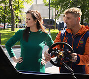 Inga Ruginienė, Edgaras Riabko