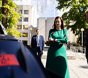 Inga Ruginienė, Edgaras Riabko