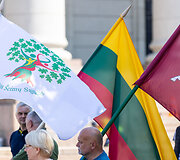 Protestas prie&scaron; tos pačios lyties asmenų sąjungų įteisinimą