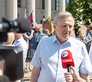Protestas prie&scaron; tos pačios lyties asmenų sąjungų įteisinimą