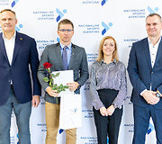 Apdovanojimų akimirka
