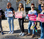 Solidarumo akcija prie Prancūzijos ambasados