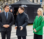Laurynas Kasčiūnas, Valdas Benkunskas, Vismantė Benkunskienė