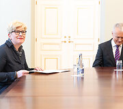Ingrida &Scaron;imonytė, Gitanas Nausėda