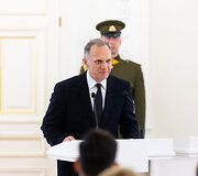 Apdovanojimų akimirka