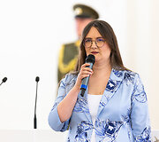Apdovanojimų akimirka