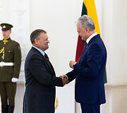 Apdovanojimų akimirka