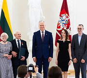 Apdovanojimų akimirka