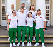 Olimpiečių i&scaron;lydėtuvės prezidentūroje. Mindaugas Venckaitis