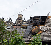 Gaisras Žvėryne, Lū&scaron;ių g. 18
