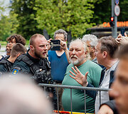 Vilniuje nuimama be leidimo pakabinta atminimo lenta Kaziui &Scaron;kirpai
