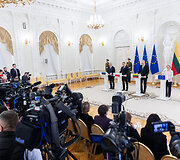 Alaras Karis, Andrzejus Duda, Gitanas Nausėda, Ursula von der Leyen, Edgaras Rinkevičius