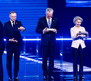Andrzejus Duda, Gitanas Nausėda, Ursula von der Leyen