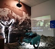 Pasvalio kra&scaron;to muziejaus ekspozicija keliautojui A.Po&scaron;kai