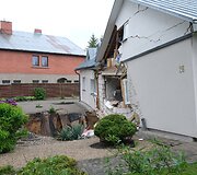 2025 m. Pasvalyje atsivėrusi smegduobė 