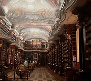 Barokinė bibliotekos salė