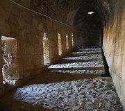 Krak de &Scaron;evaljė kryžiuočių pilis palei Libano pasienį, Sirija