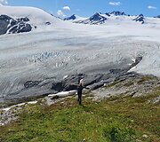 &Scaron;alia Exit Glacier ledyno