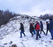 Žygeiviai vaik&scaron;to po bunkerius 