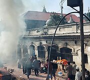 Pashupatinath krematoriumas, Nepalas