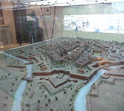 Hradec Kralovės bastioninės tvirtovės maketas