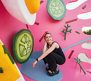 Menininkė Jolita Vaitkutė sukūrė unikalią instaliaciją &scaron;altibar&scaron;čių festivaliui