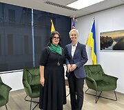 N.Degutienė rūpinosi lietuvių i&scaron; Lietuvos ir lietuvių i&scaron; Australijos susitikimu