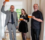 Disidentų turo pristatymas. P.Vaitiekūnas, N.Gali&scaron;anskytė, R.van Voren