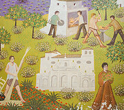 Dailininko Evaristo Guerra i&scaron;tapyta koplyčia