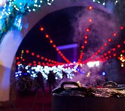  Pakruojo dvaro žiemos festivalio &bdquo;Besmegenių vestuves&ldquo; atidarymas