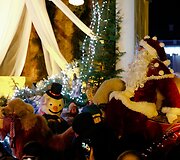  Pakruojo dvaro žiemos festivalio &bdquo;Besmegenių vestuves&ldquo; atidarymas