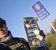 Įspūdinga Ado Ju&scaron;kos kelionė riedlente