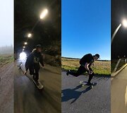 Įspūdinga Ado Ju&scaron;kos kelionė riedlente