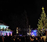 Eglės įžiebimo &scaron;ventė Bir&scaron;tone