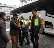 &bdquo;Stiprūs kartu&ldquo; dalija humanitarinę pagalbą Lvive