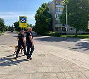 Prevencinė akcija prie Alytaus mokyklų