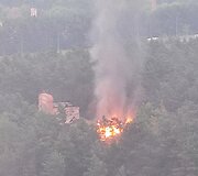 Gaisras prie &bdquo;Litexpo&ldquo; parodų rūmų