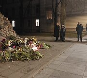 Vilniuje atsisveikinama su Aleksejumi Navalnu