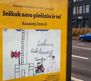 Dalį pie&scaron;inių sausio mėnesį galima atrasti ir įvairiose Vilniaus miesto vietose