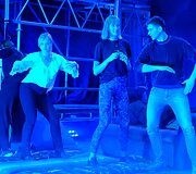 Repeticijos i&scaron; būsimosios Lietuvos nacionalinio dramos teatro premjeros &bdquo;Miegantys&ldquo;